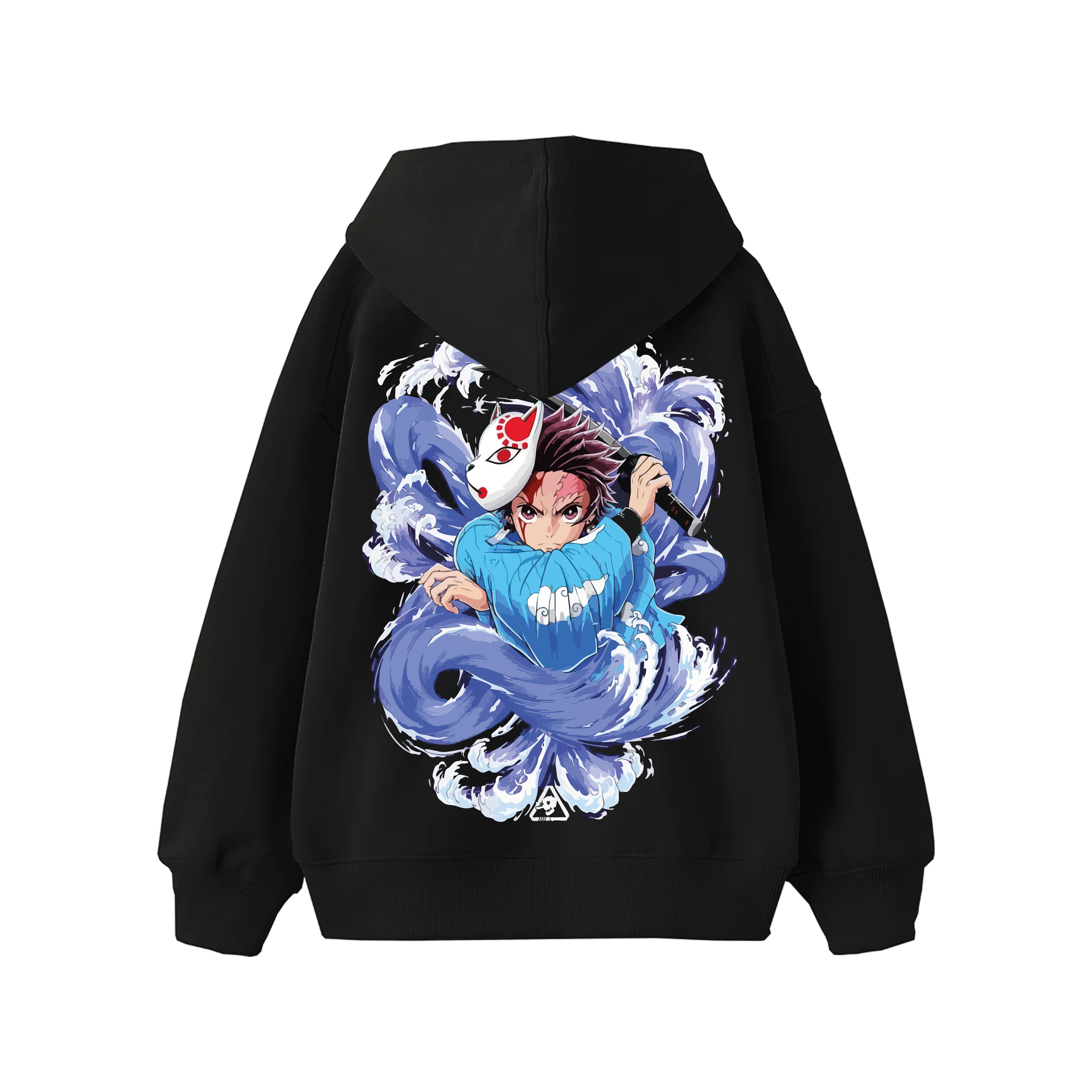 Demon Slayer Tanjiro Baskılı Oversize Hoodie