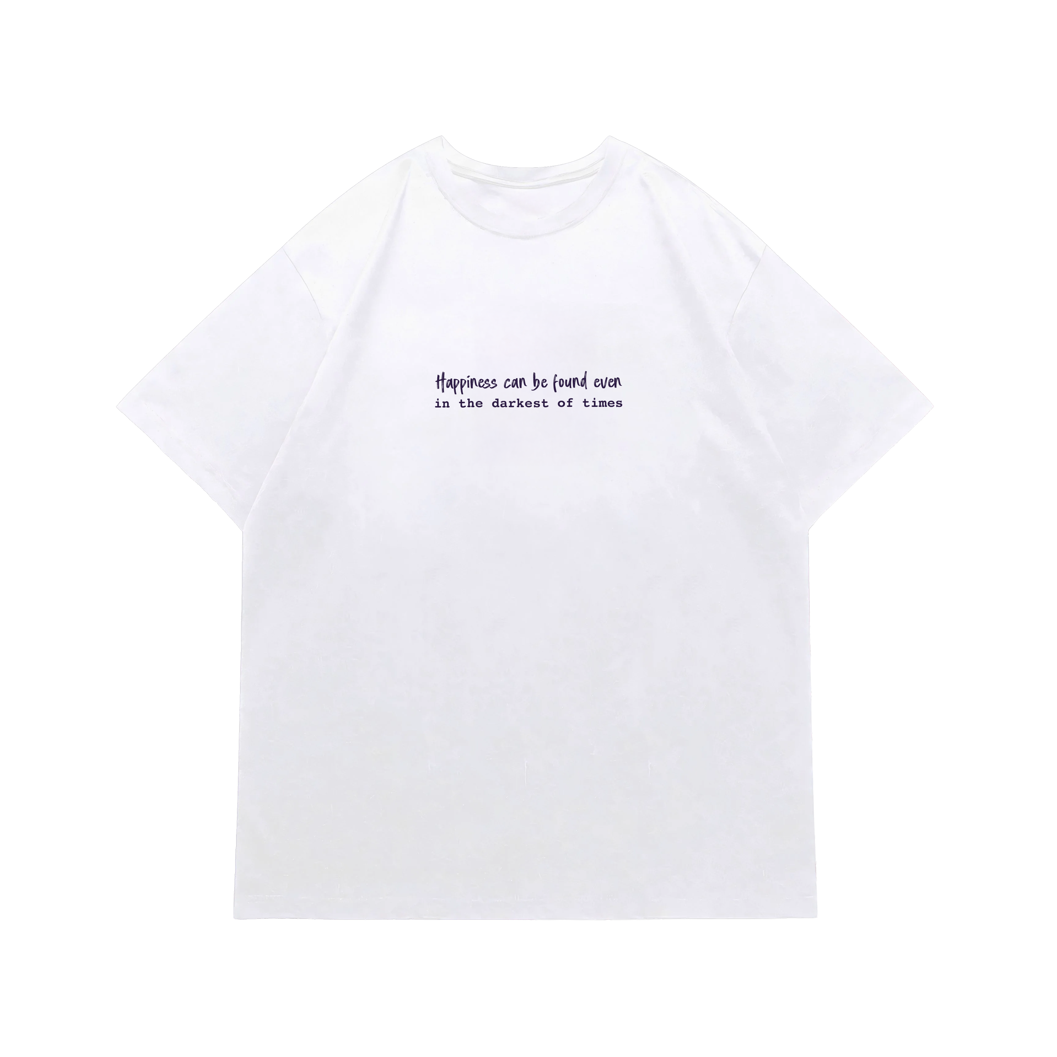Harry Potter Hogwarts "Happiness" Baskılı Oversize T-shirt