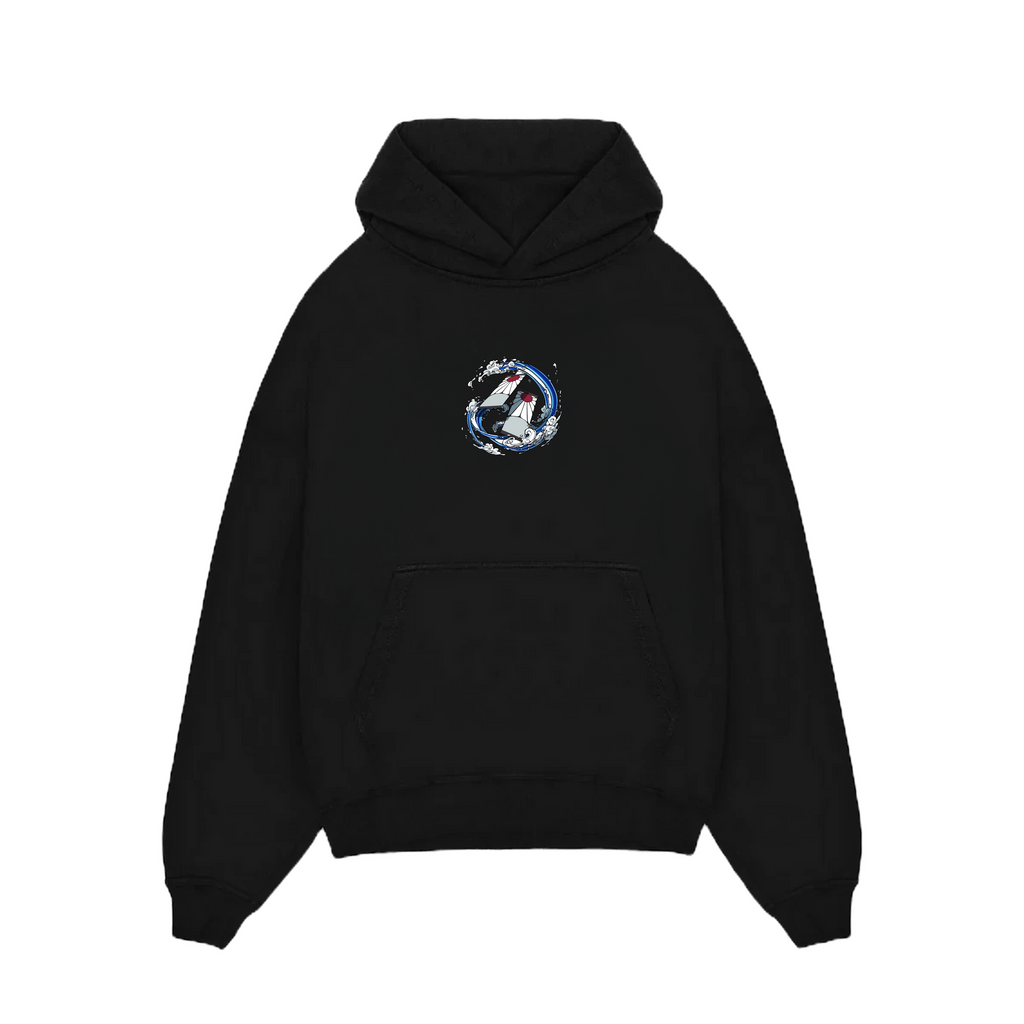Demon Slayer Tanjiro Baskılı Oversize Hoodie