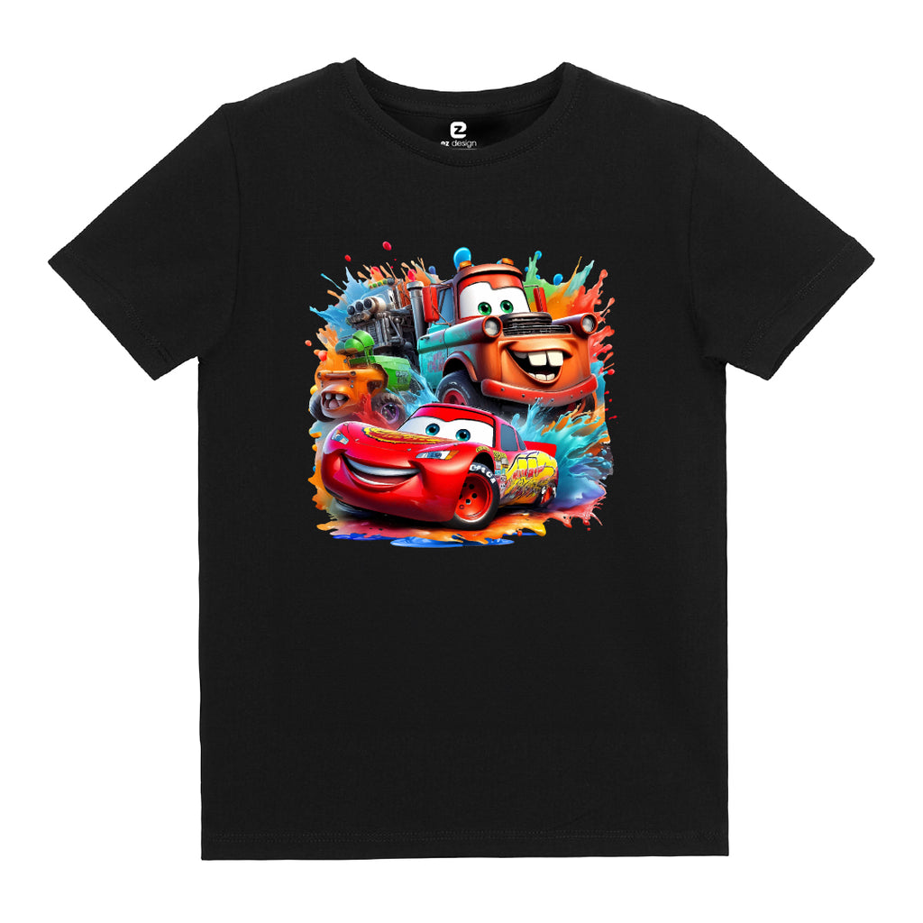 Cars Şimşek McQueen Baskılı Çocuk T-shirt