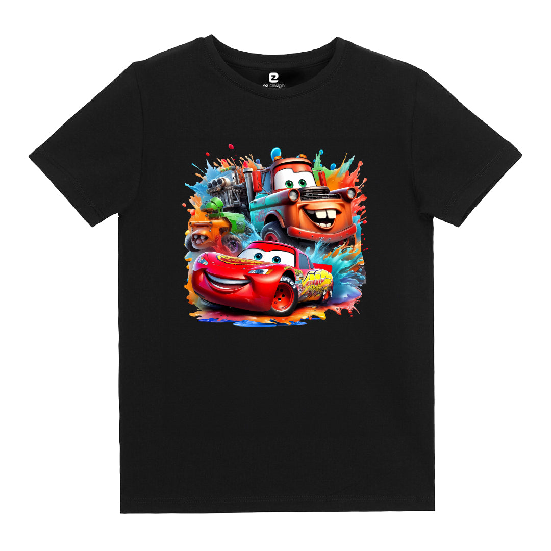 Cars Şimşek McQueen Baskılı Çocuk T-shirt