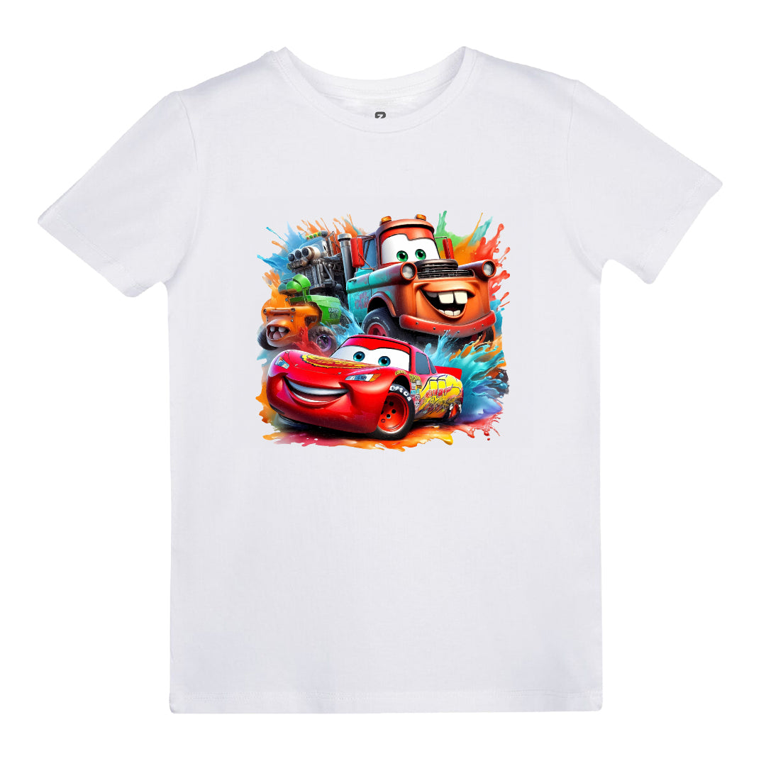 Cars Şimşek McQueen Baskılı Çocuk T-shirt