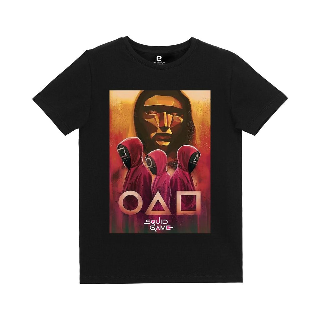 Squid Game Baskılı Çocuk T-shirt