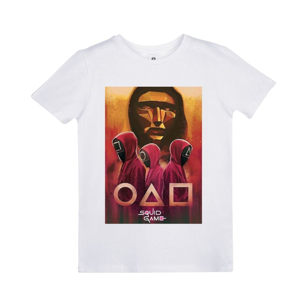 Squid Game Baskılı Çocuk T-shirt