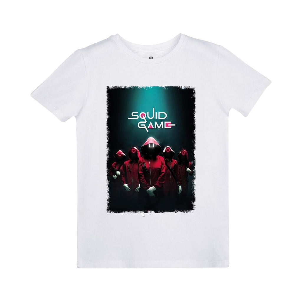 Squid Game Baskılı Çocuk T-shirt