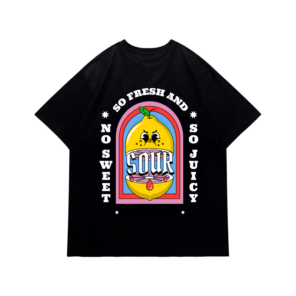 “So Fresh & So Juicy” Sour Lemon Oversize Unisex T-Shirt